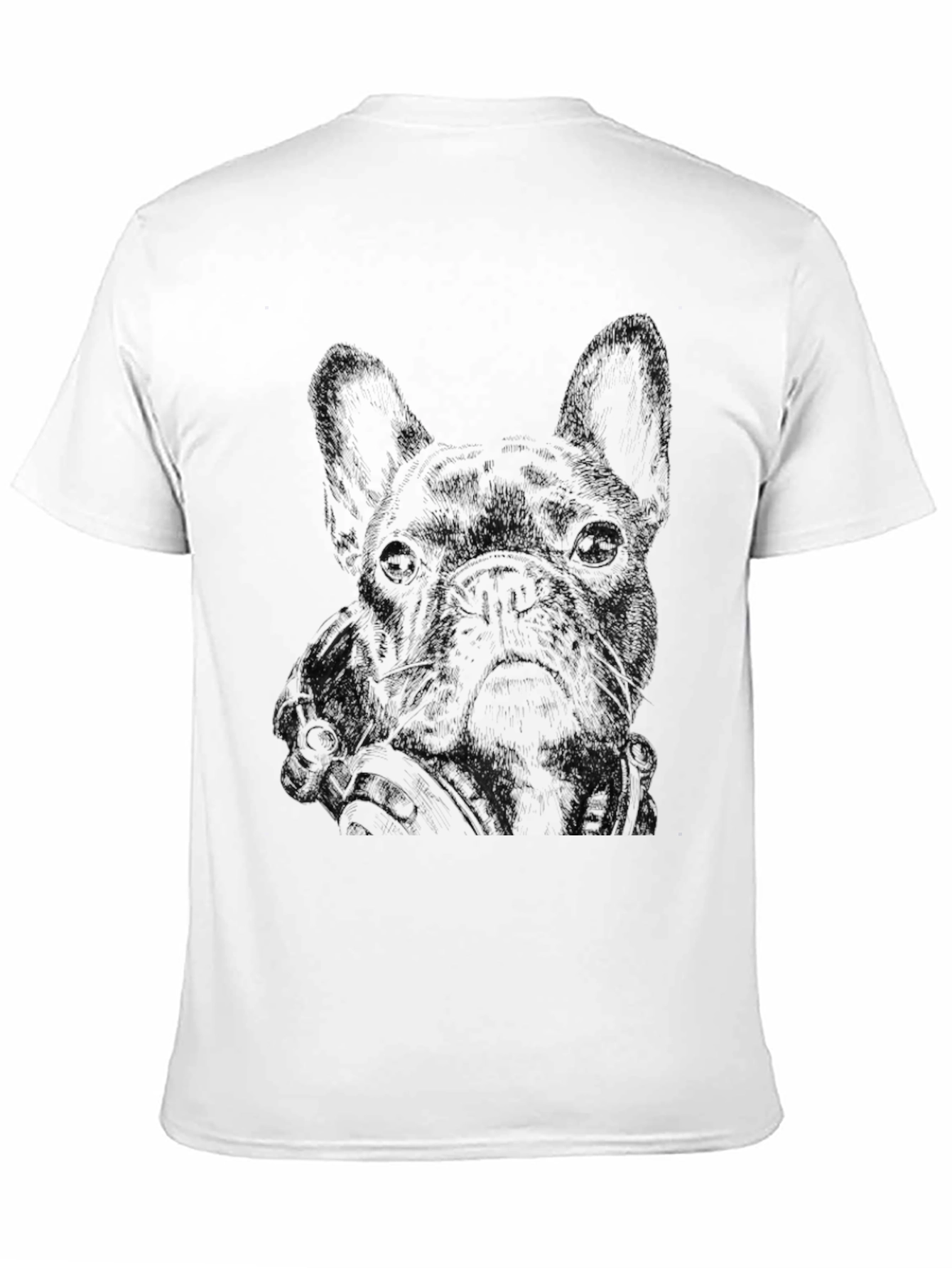 French Bulldog Graphic Print T-Shirt