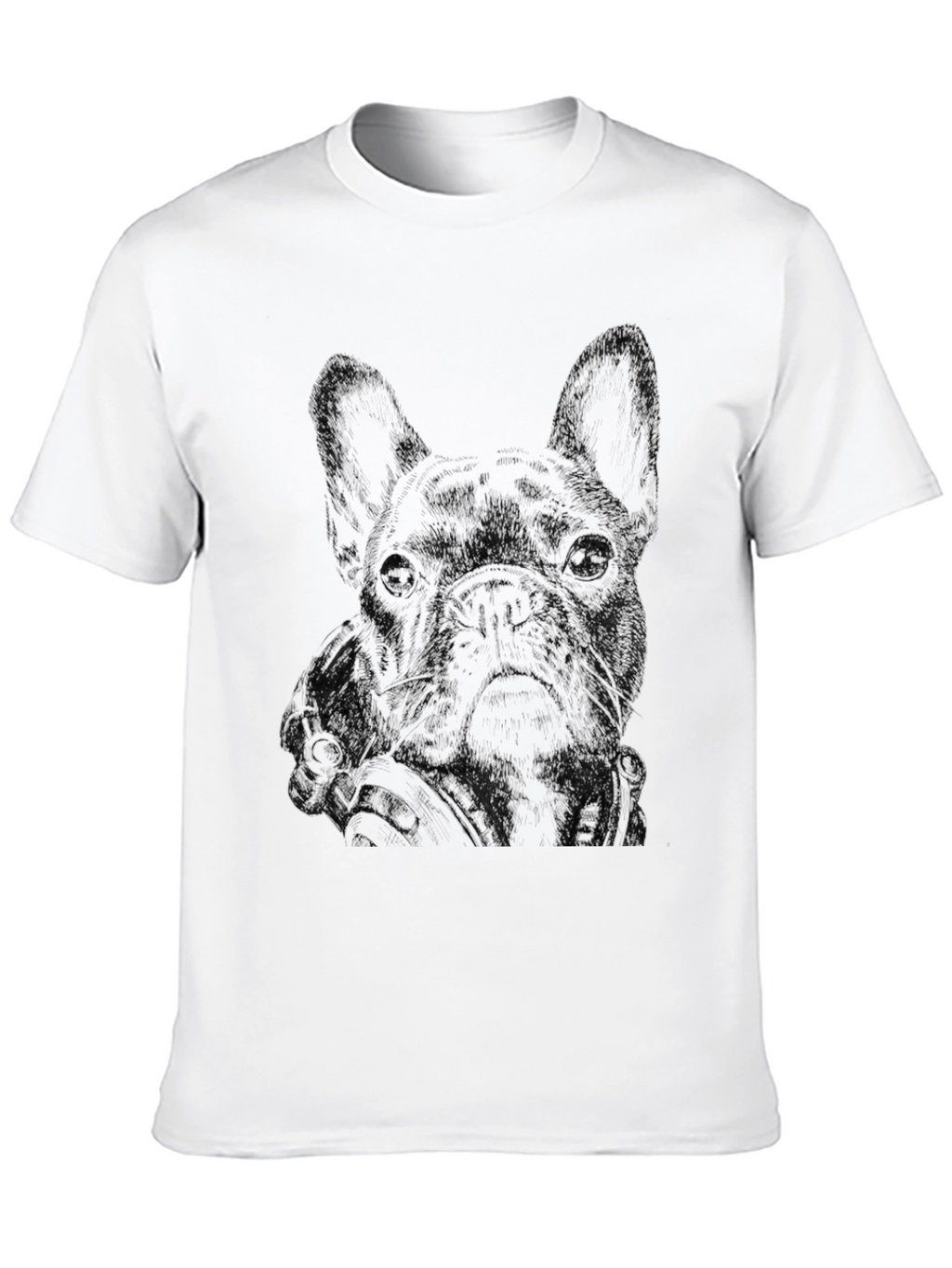 French Bulldog Graphic Print T-Shirt