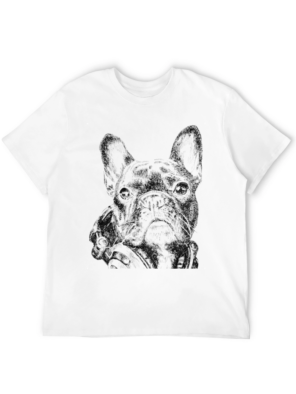 French Bulldog Graphic Print T-Shirt