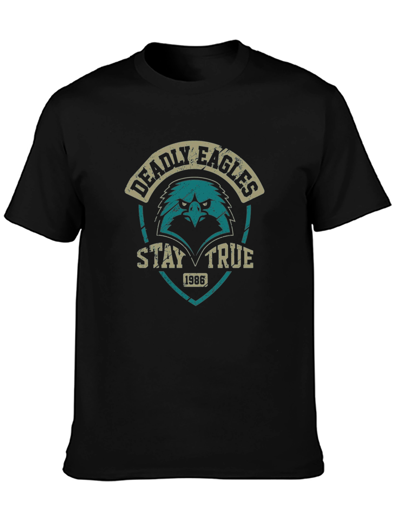 Deadly Eagles Stay True 1986 Graphic Tee
