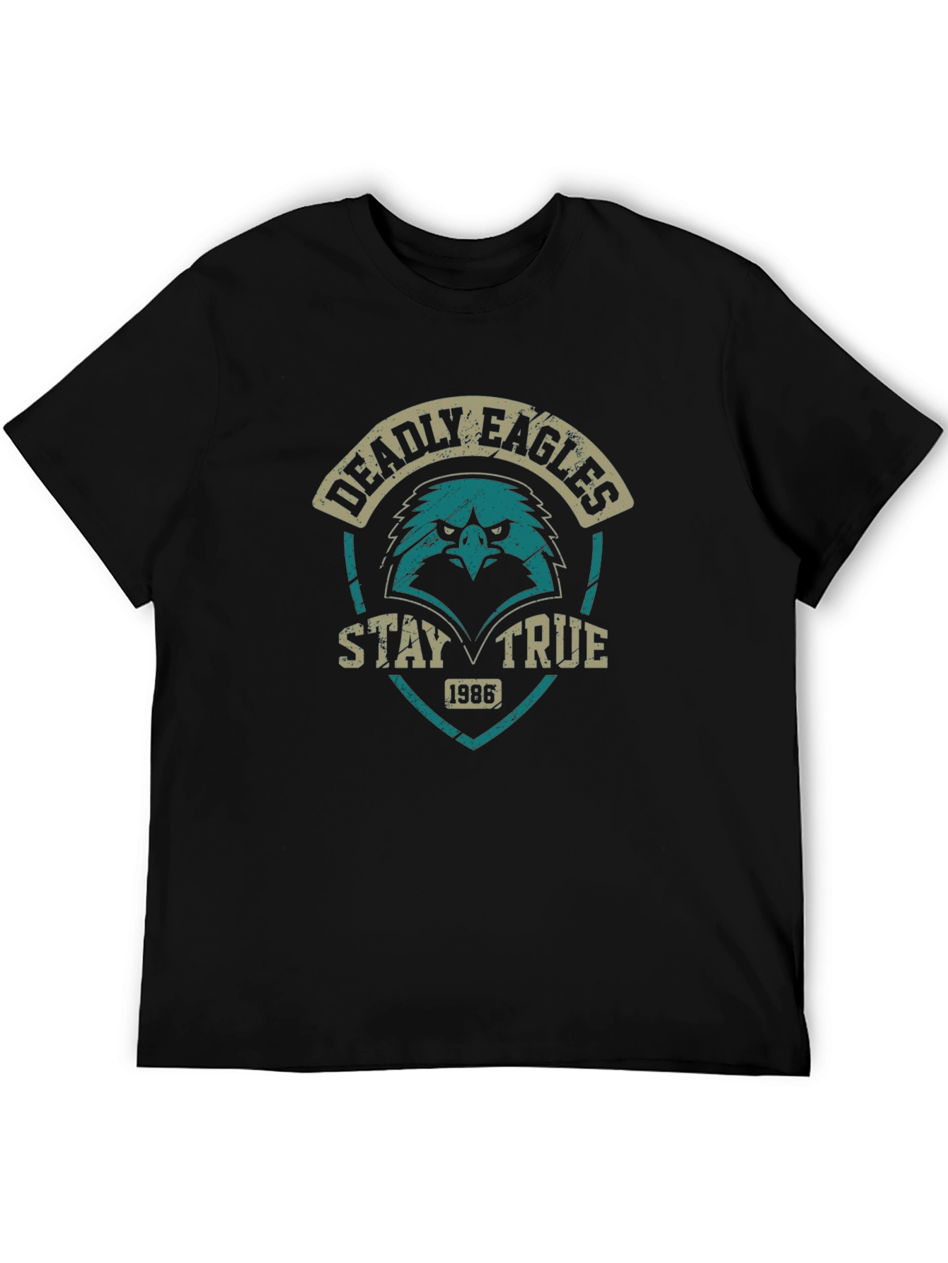 Deadly Eagles Stay True 1986 Graphic Tee