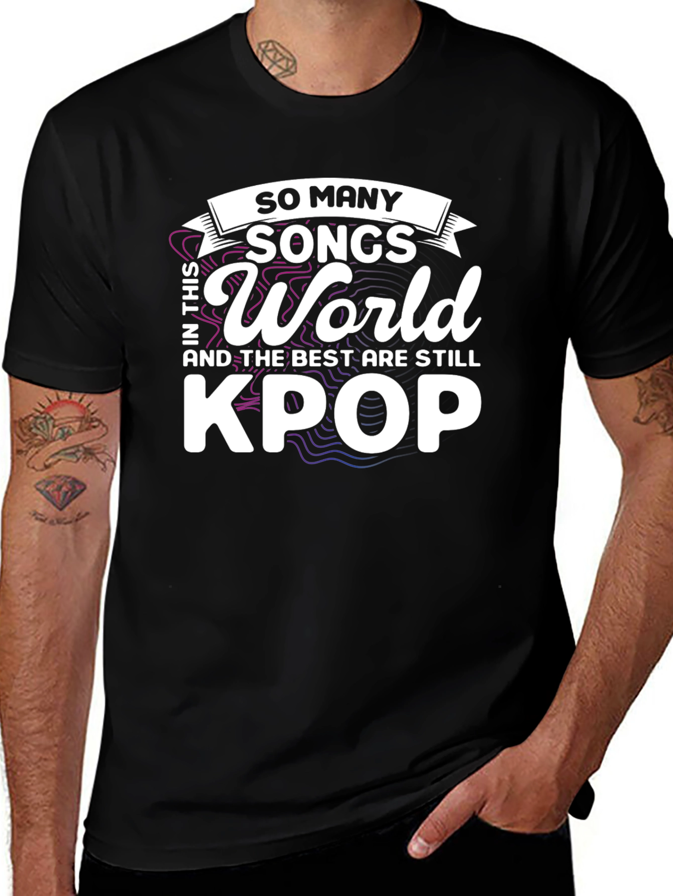 Kpop Fan T-Shirt - So Many Songs in This World