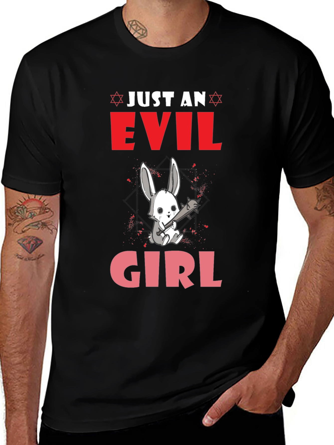 Evil Girl Bunny T-Shirt
