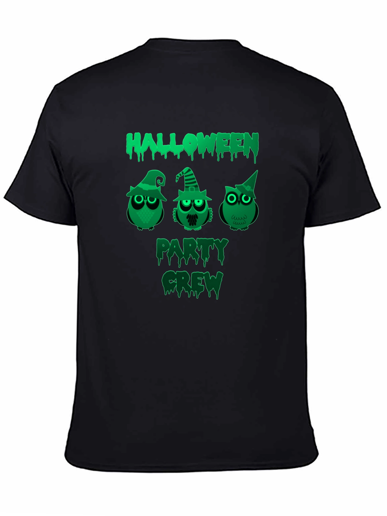 Halloween Party Crew Owl T-Shirt - Spooky Fun!