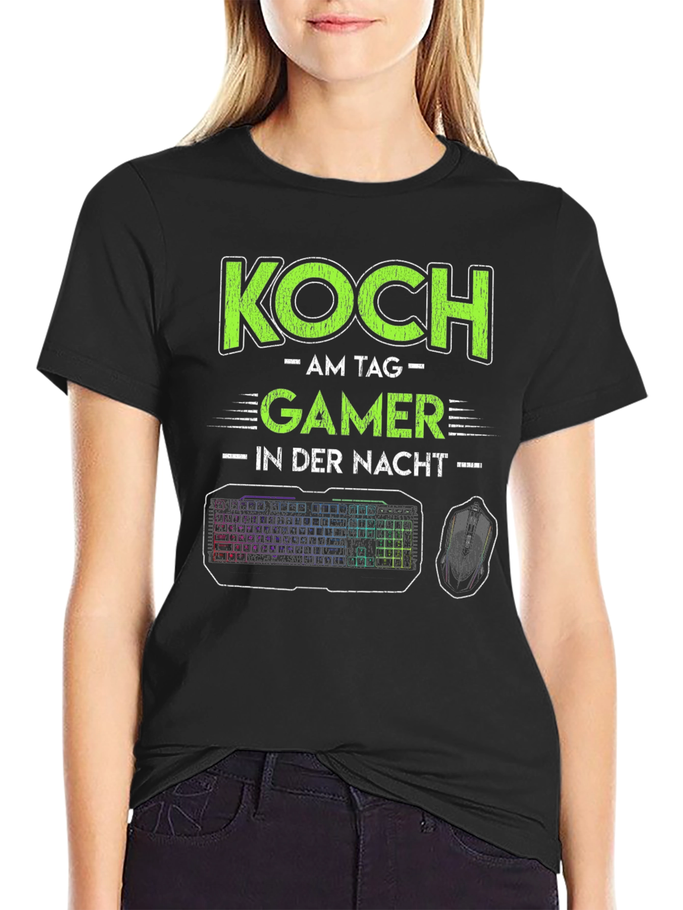 Koch Gamer T-Shirt - Day Chef Night Gamer
