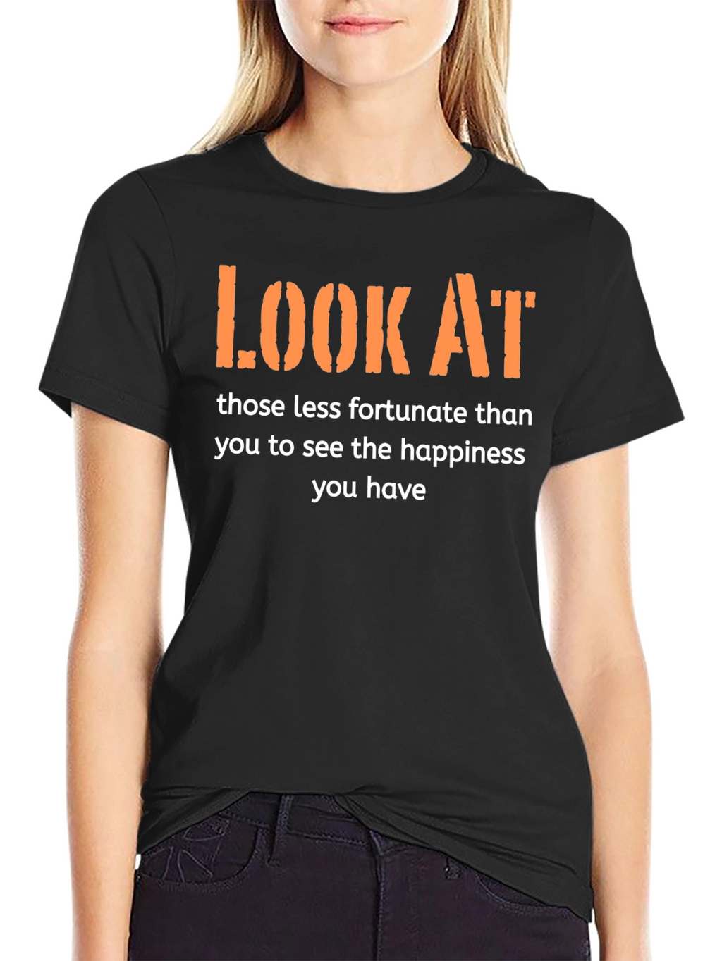 Inspirational Graphic Tee - Look At T-Shirt