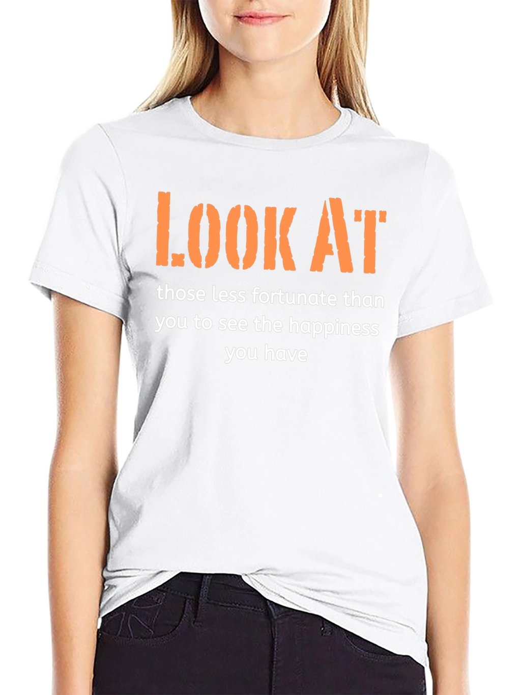 Inspirational Graphic Tee - Look At T-Shirt