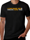 Dreams Come True Graphic Tee - Black