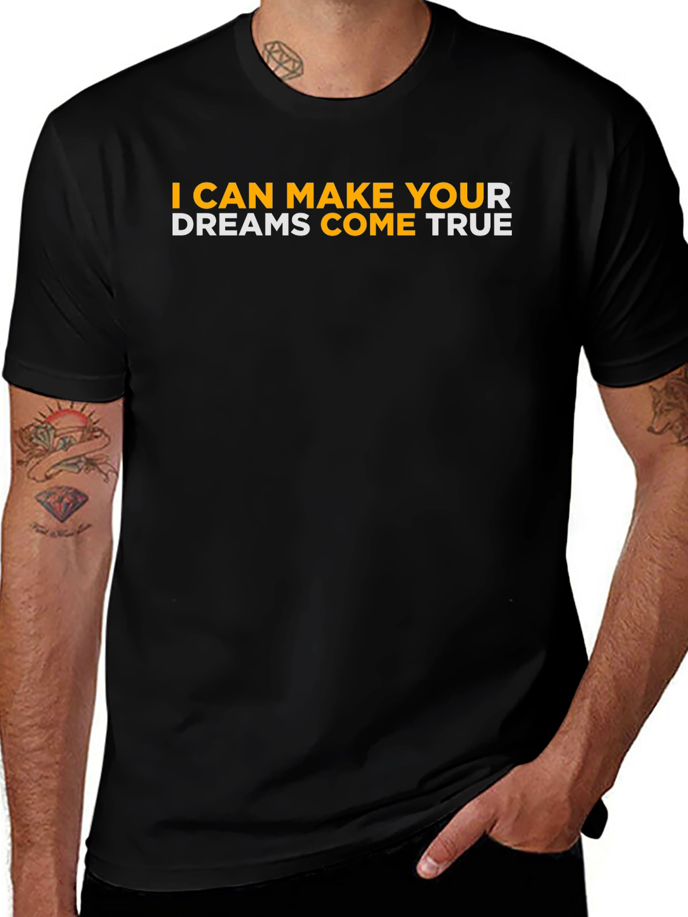 Dreams Come True Graphic Tee - Black