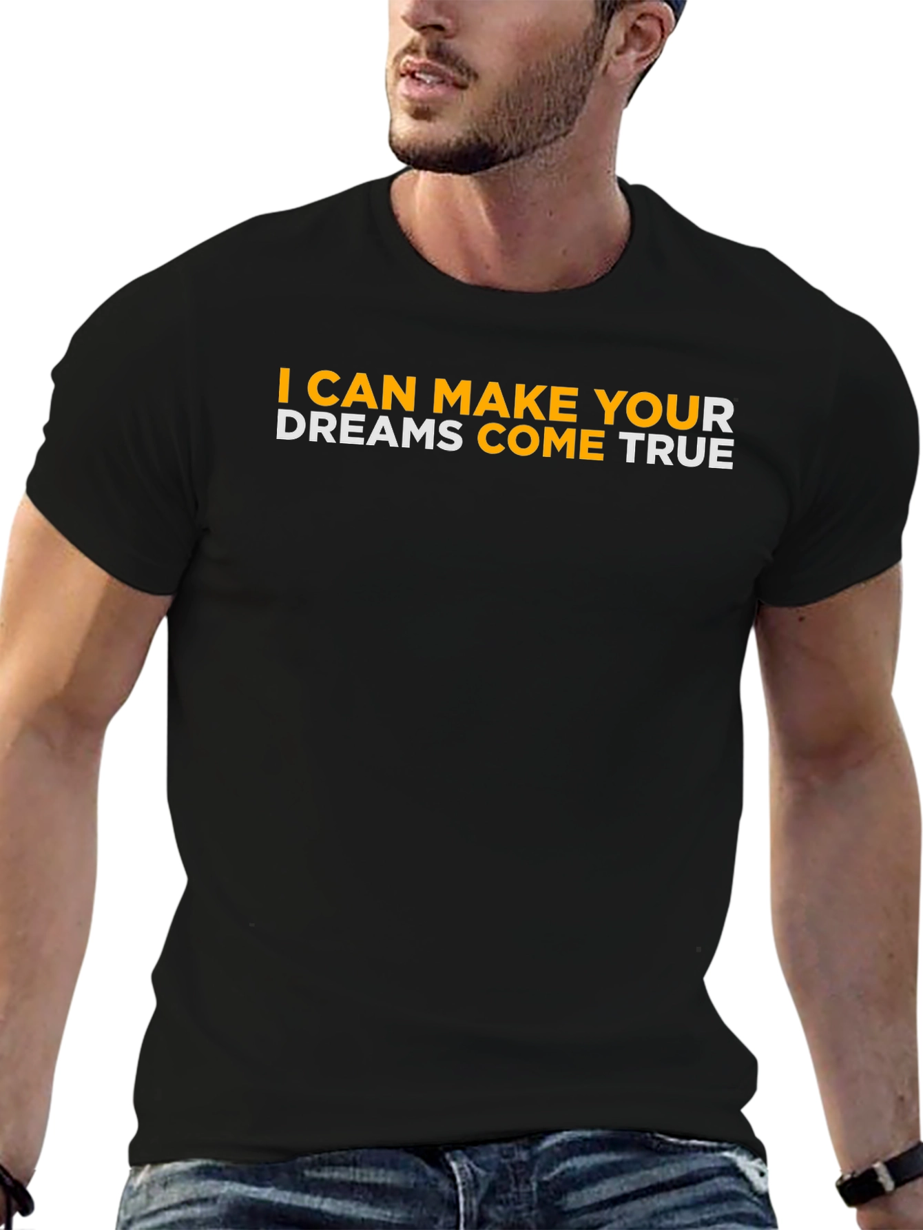 Dreams Come True Graphic Tee - Black