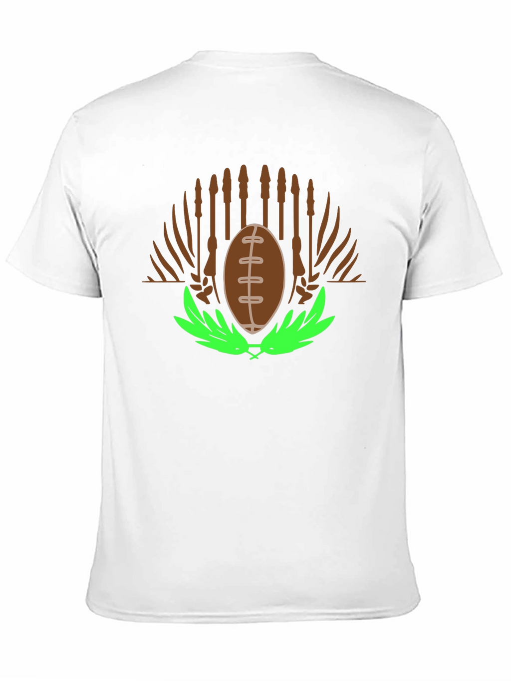 Football & Cattails Graphic Tee