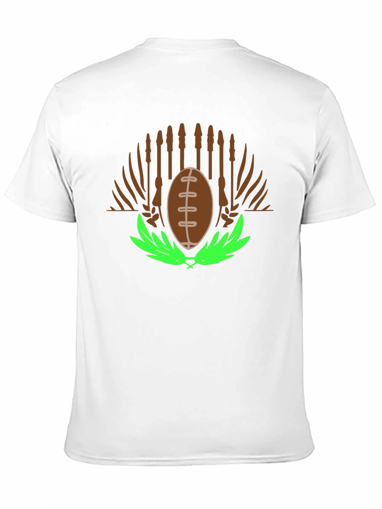 Football & Cattails Graphic Tee