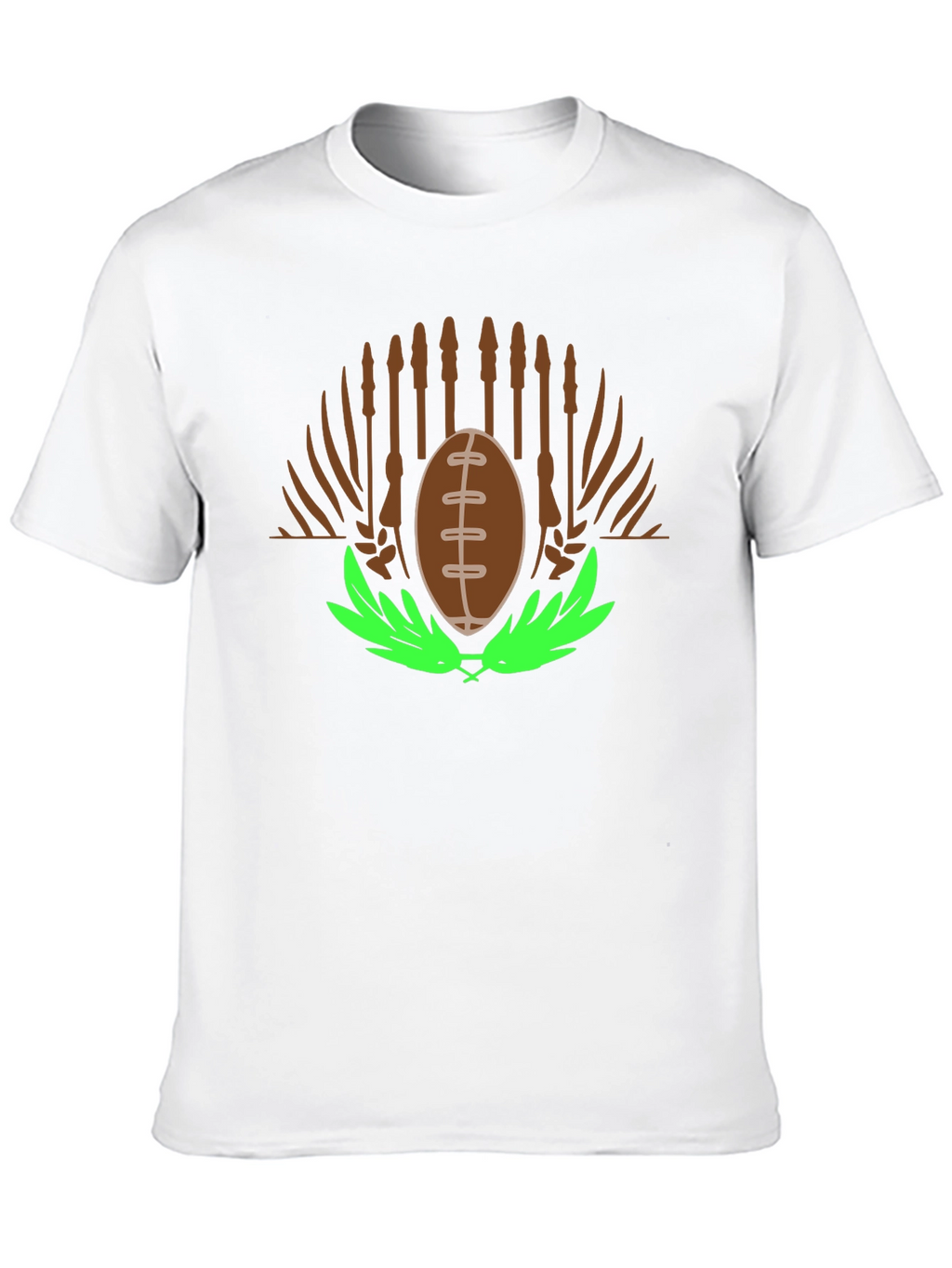 Football & Cattails Graphic Tee