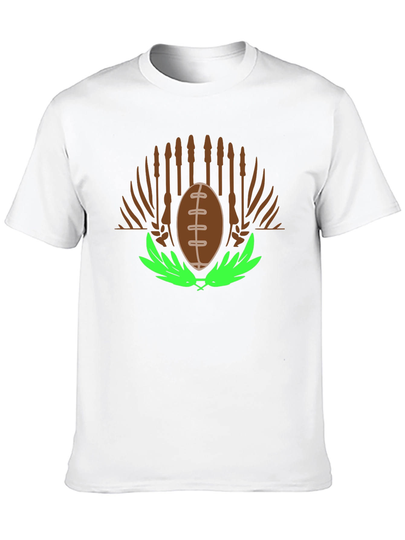Football & Cattails Graphic Tee