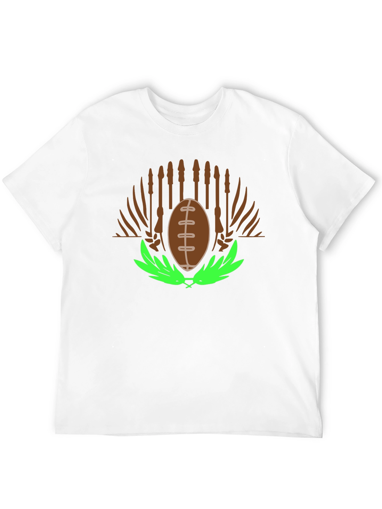 Football & Cattails Graphic Tee