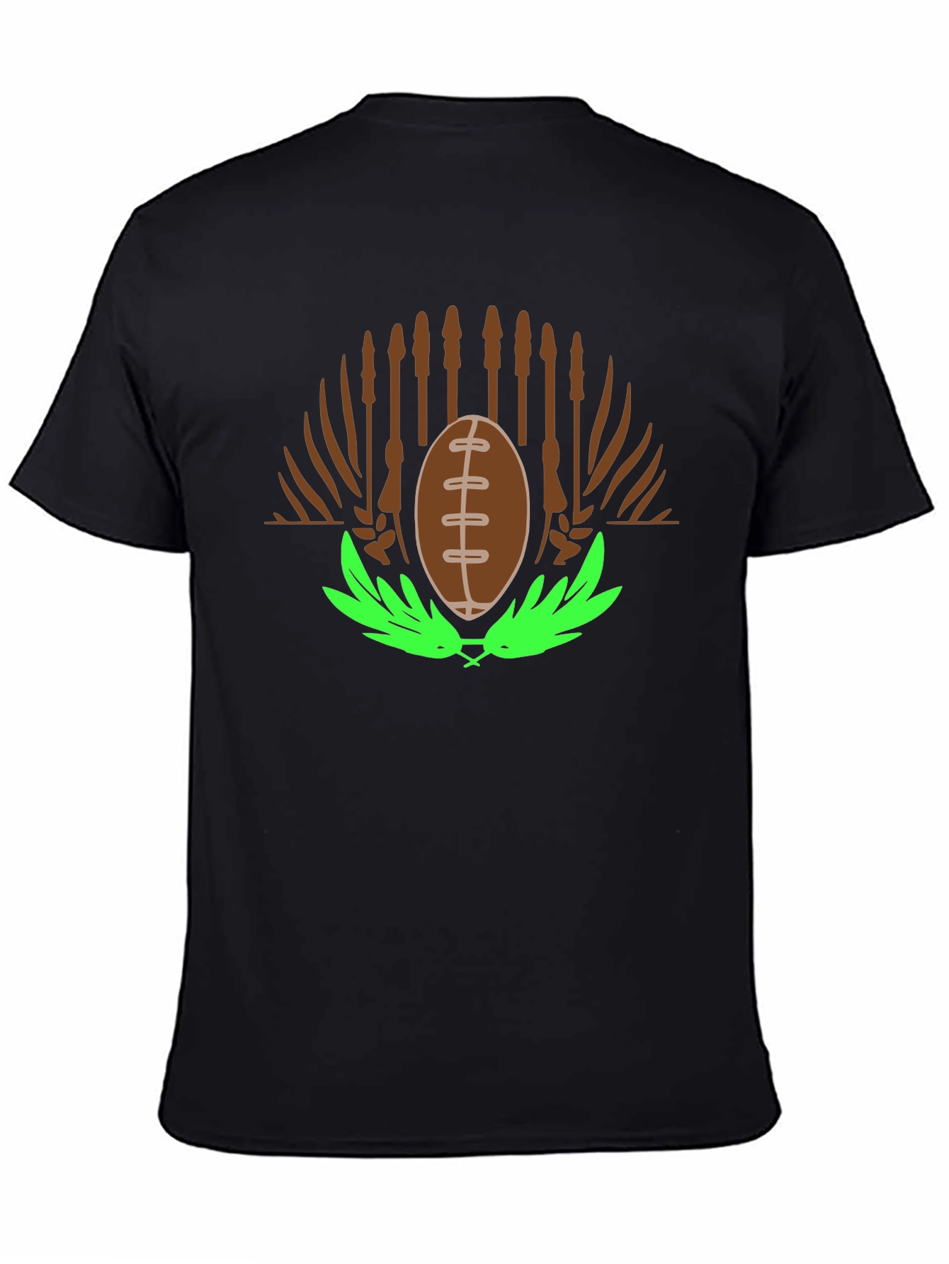 Football & Cattails Graphic Tee
