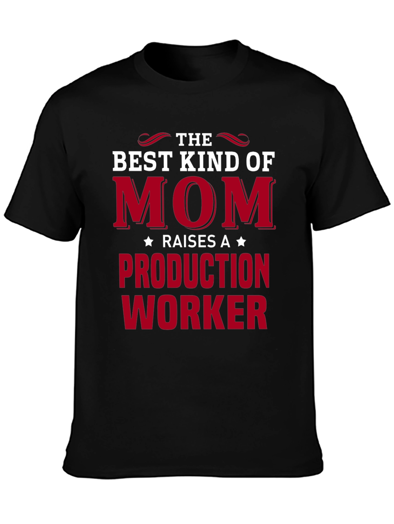 Best Kind of Mom Production Worker T-Shirt