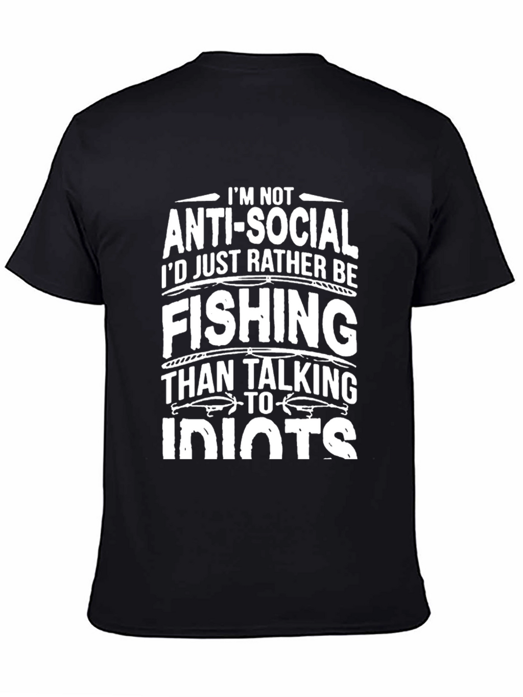 Funny Fishing T-Shirt - Anti-Social Angler Tee