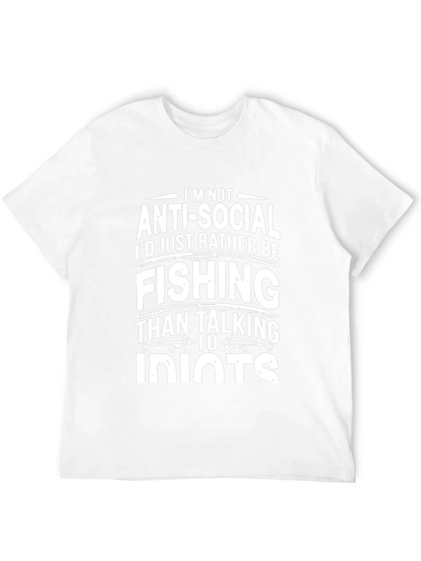 Funny Fishing T-Shirt - Anti-Social Angler Tee