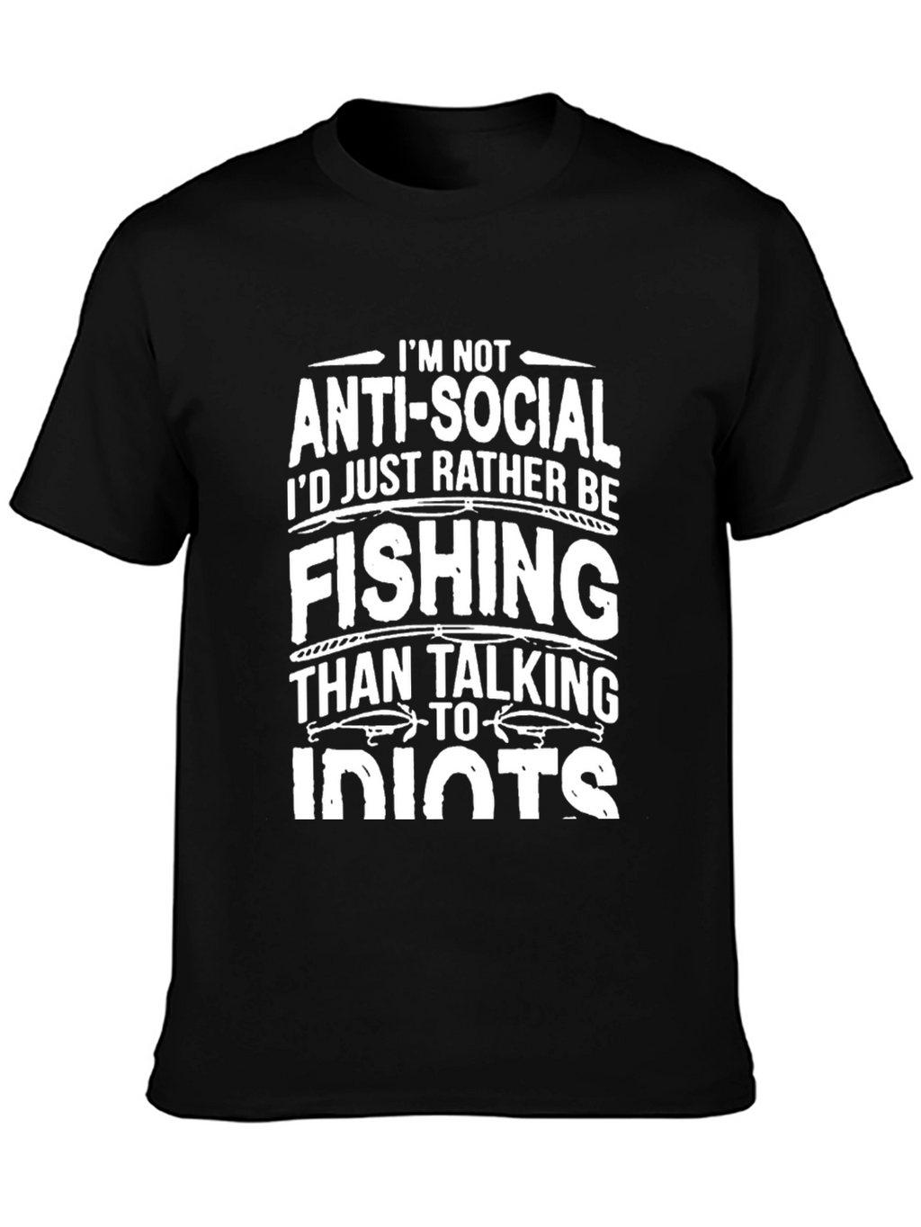 Funny Fishing T-Shirt - Anti-Social Angler Tee