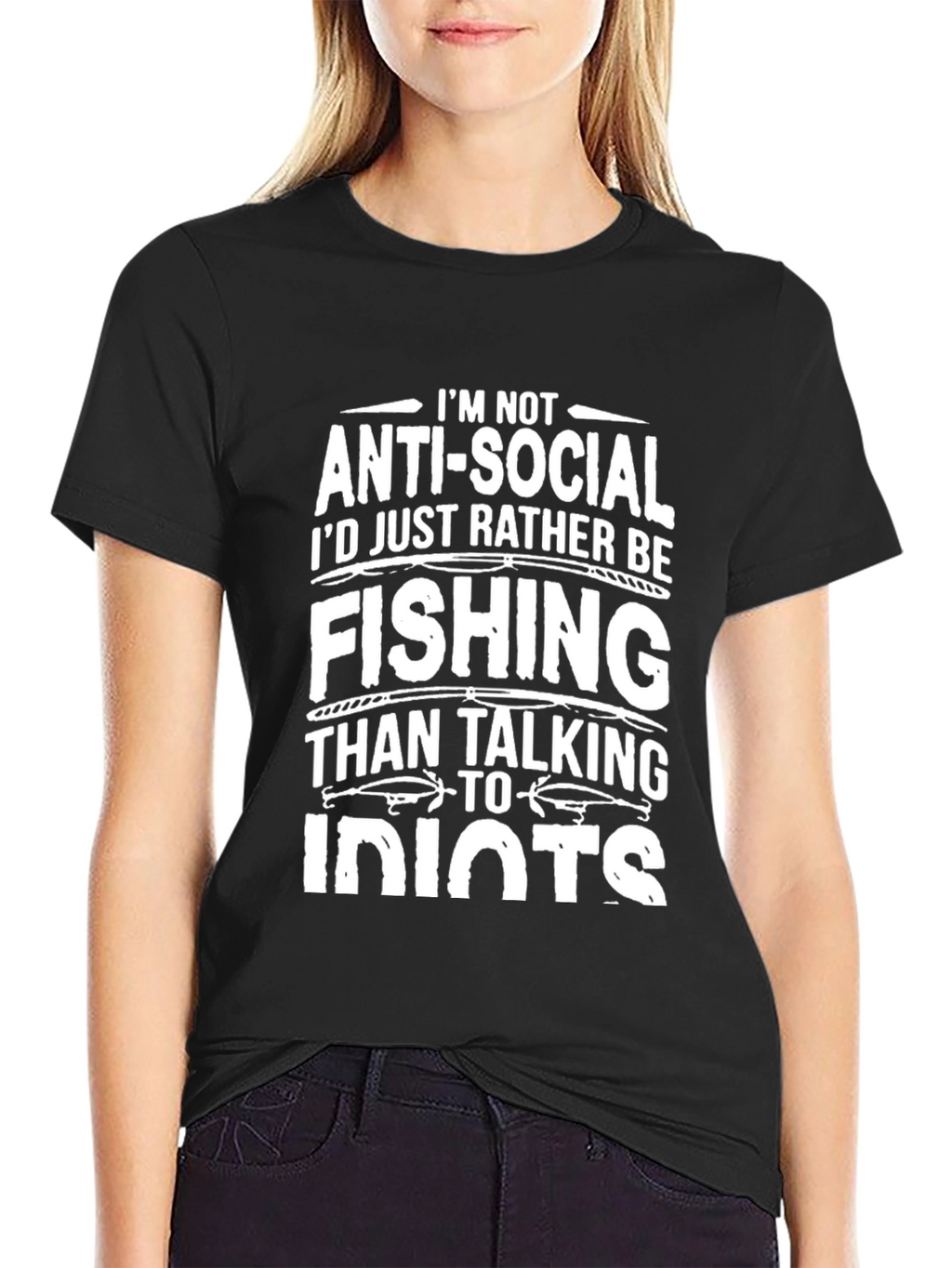 Funny Fishing T-Shirt - Anti-Social Angler Tee