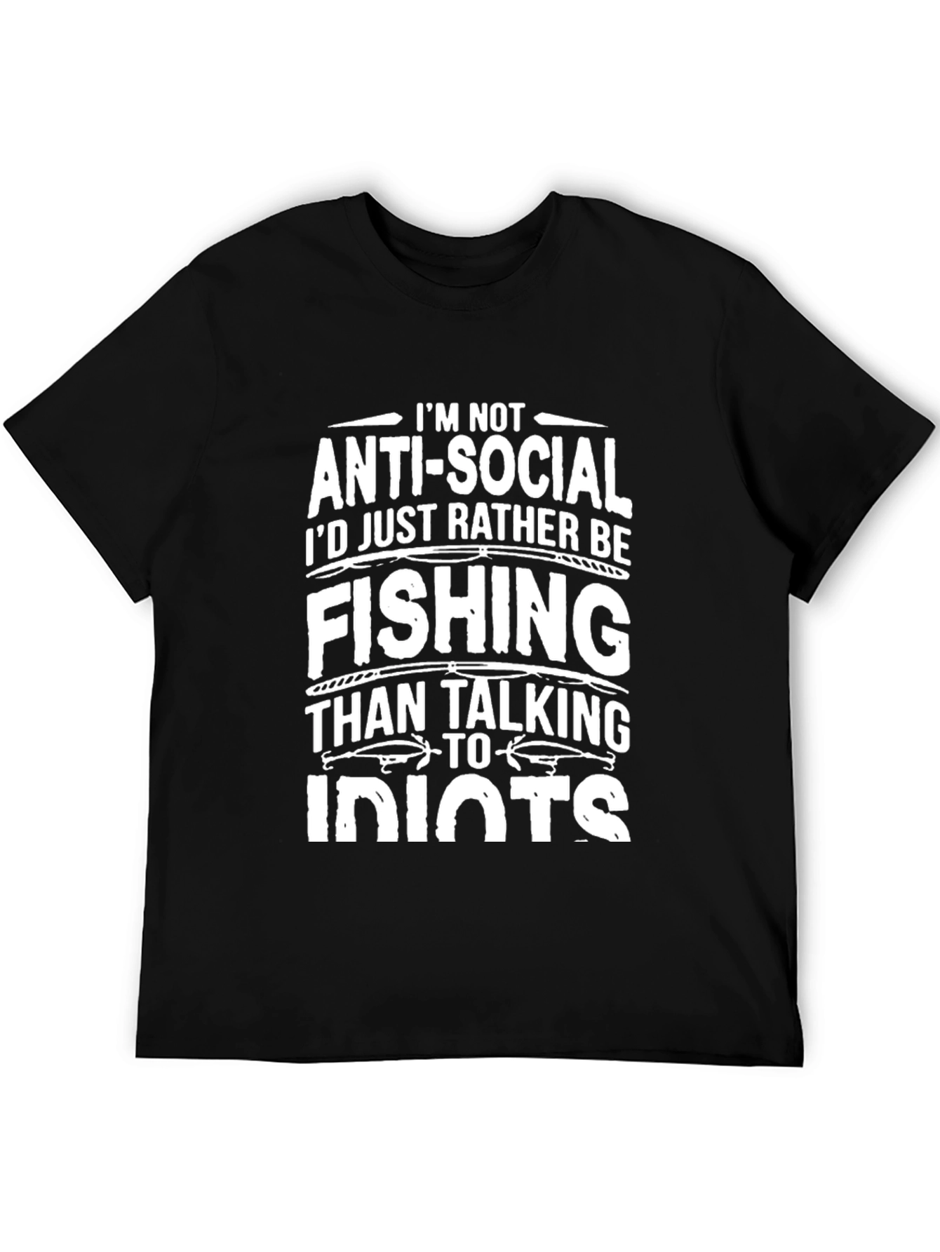 Funny Fishing T-Shirt - Anti-Social Angler Tee