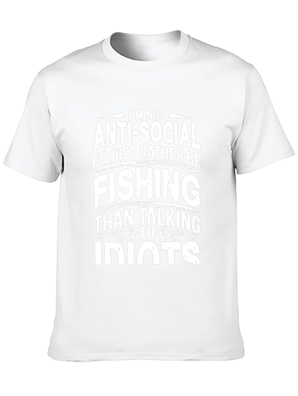 Funny Fishing T-Shirt - Anti-Social Angler Tee