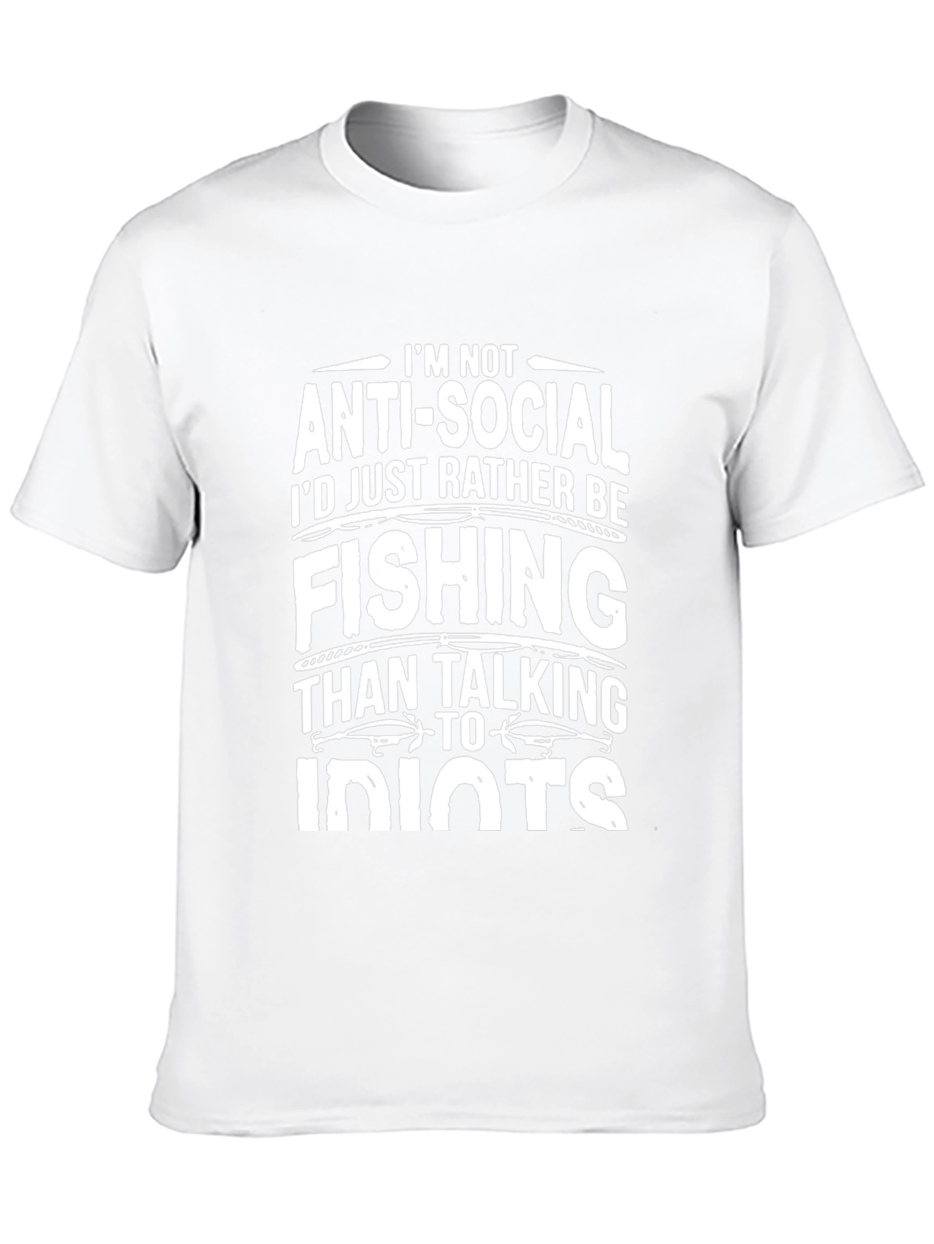 Funny Fishing T-Shirt - Anti-Social Angler Tee