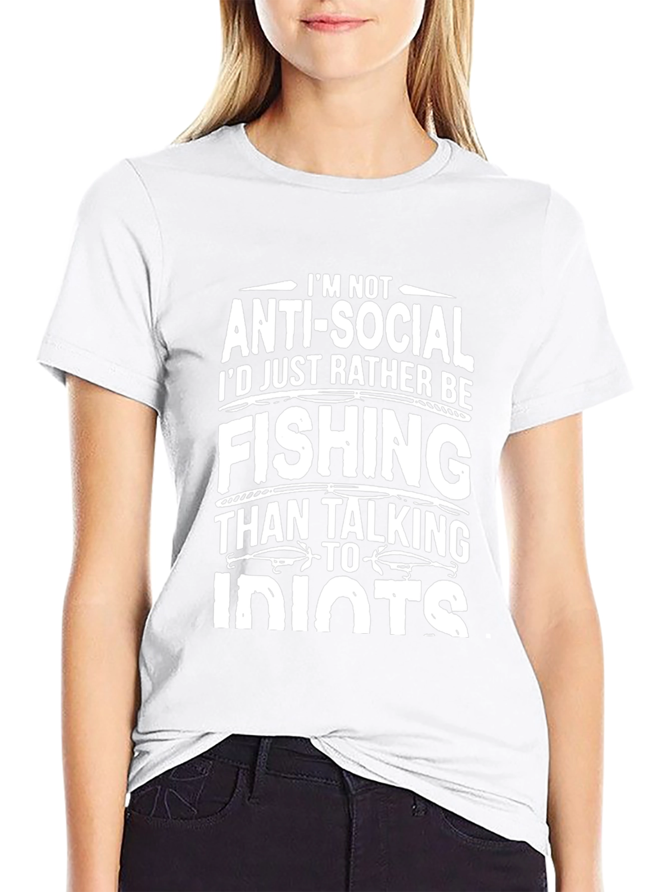Funny Fishing T-Shirt - Anti-Social Angler Tee