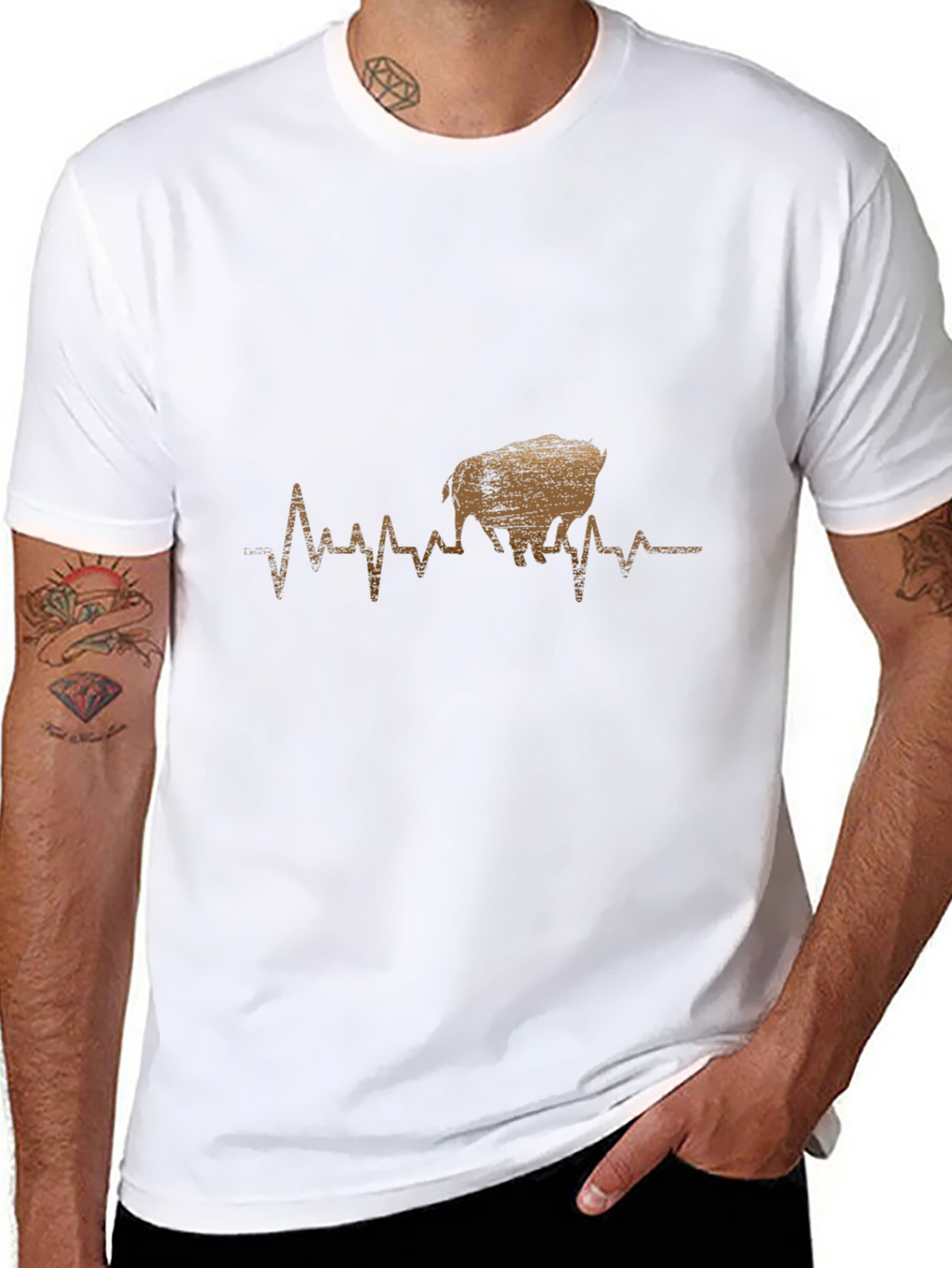 Buffalo Heartbeat Graphic Tee