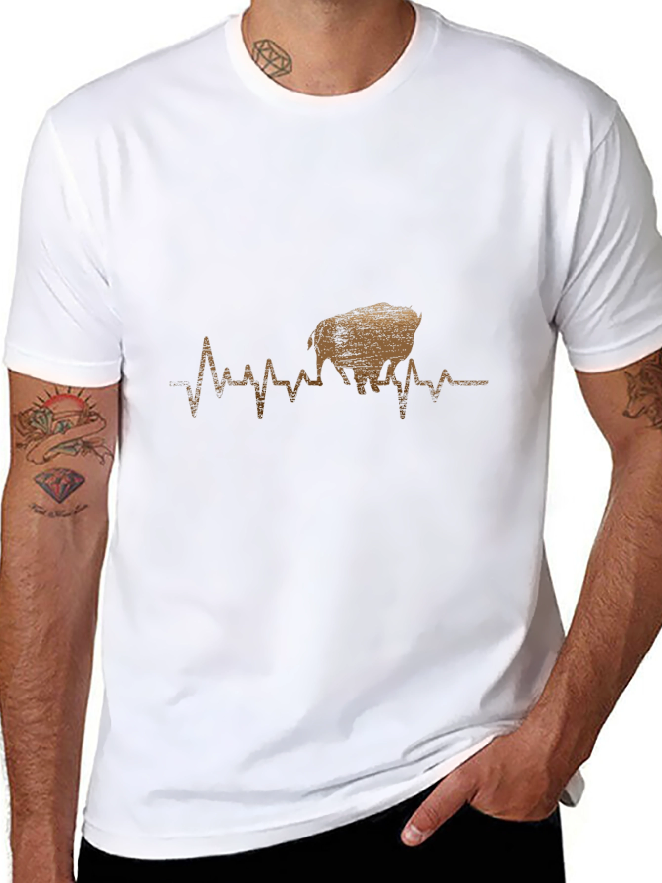 Buffalo Heartbeat Graphic Tee