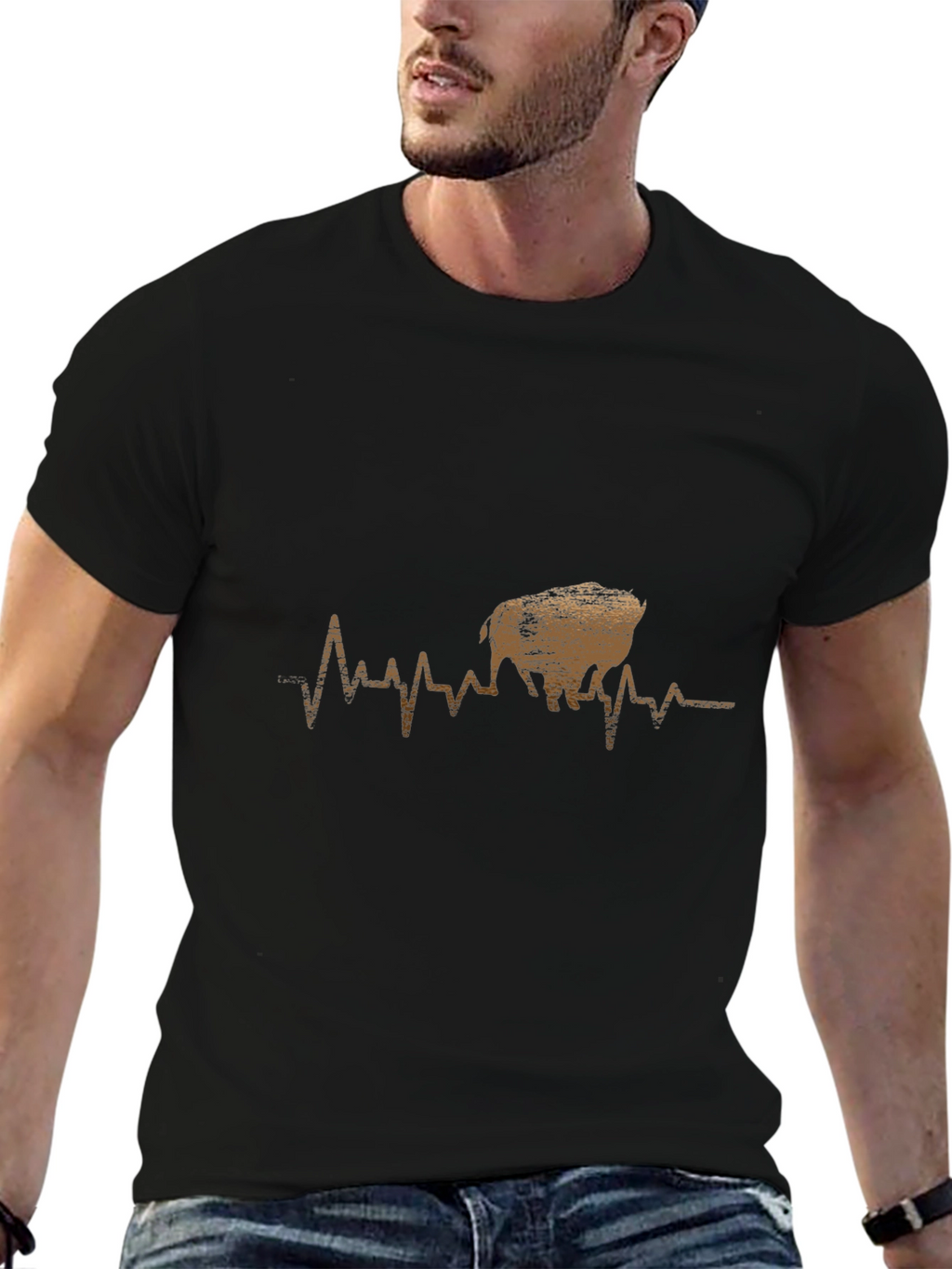 Buffalo Heartbeat Graphic Tee
