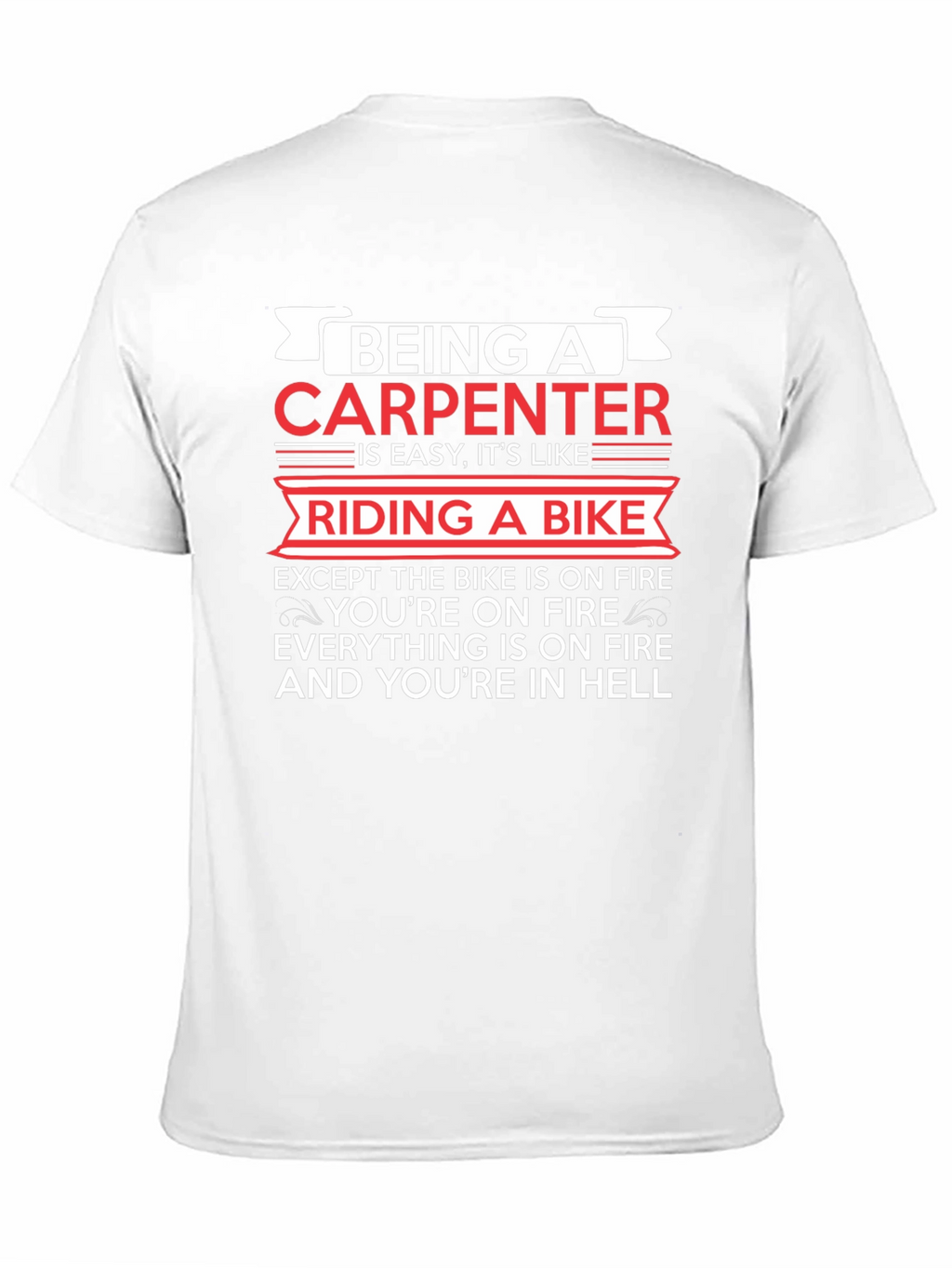 Carpenters Humor Black T-Shirt