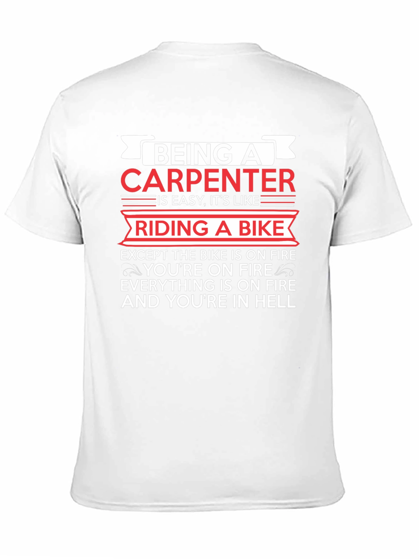 Carpenters Humor Black T-Shirt