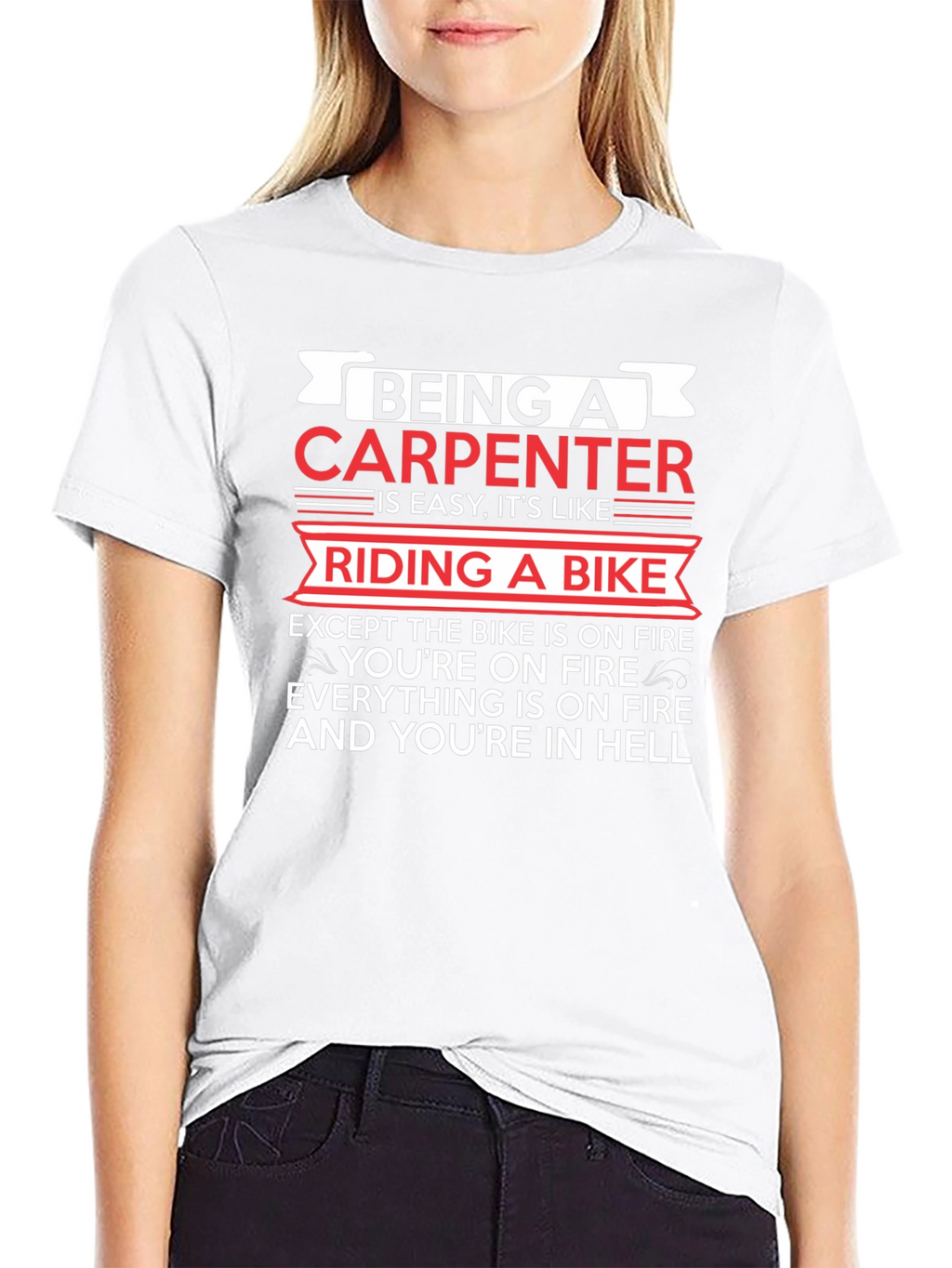 Carpenters Humor Black T-Shirt