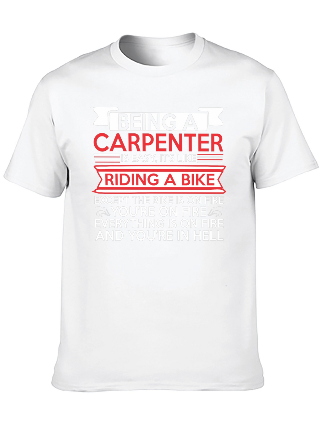 Carpenters Humor Black T-Shirt