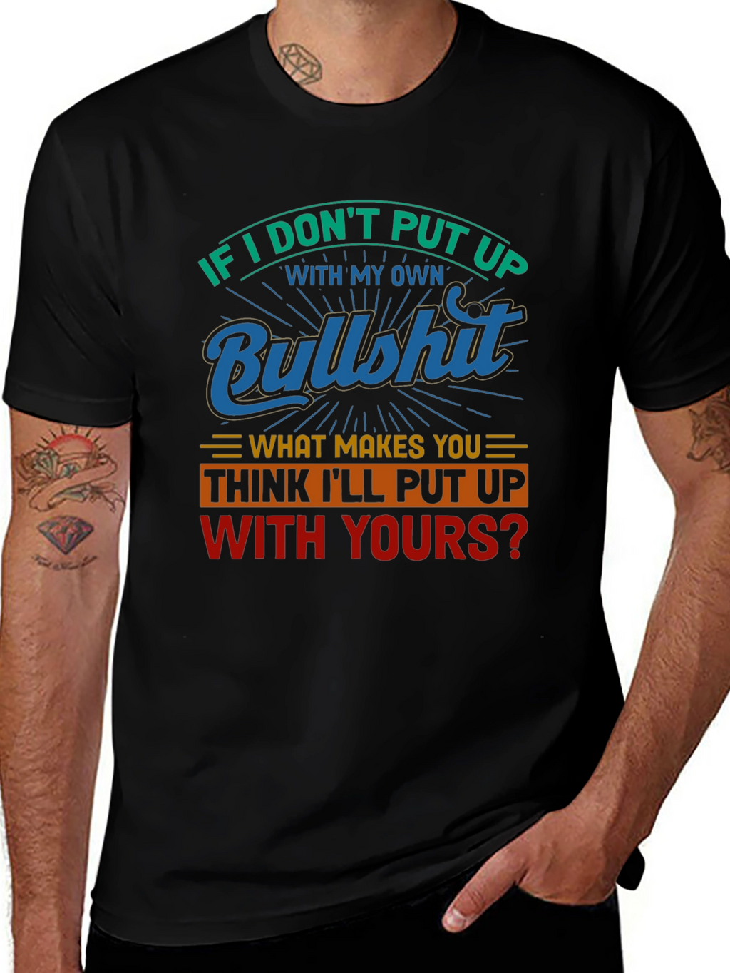 Funny Bullshit T-Shirt - Sarcastic Statement Tee