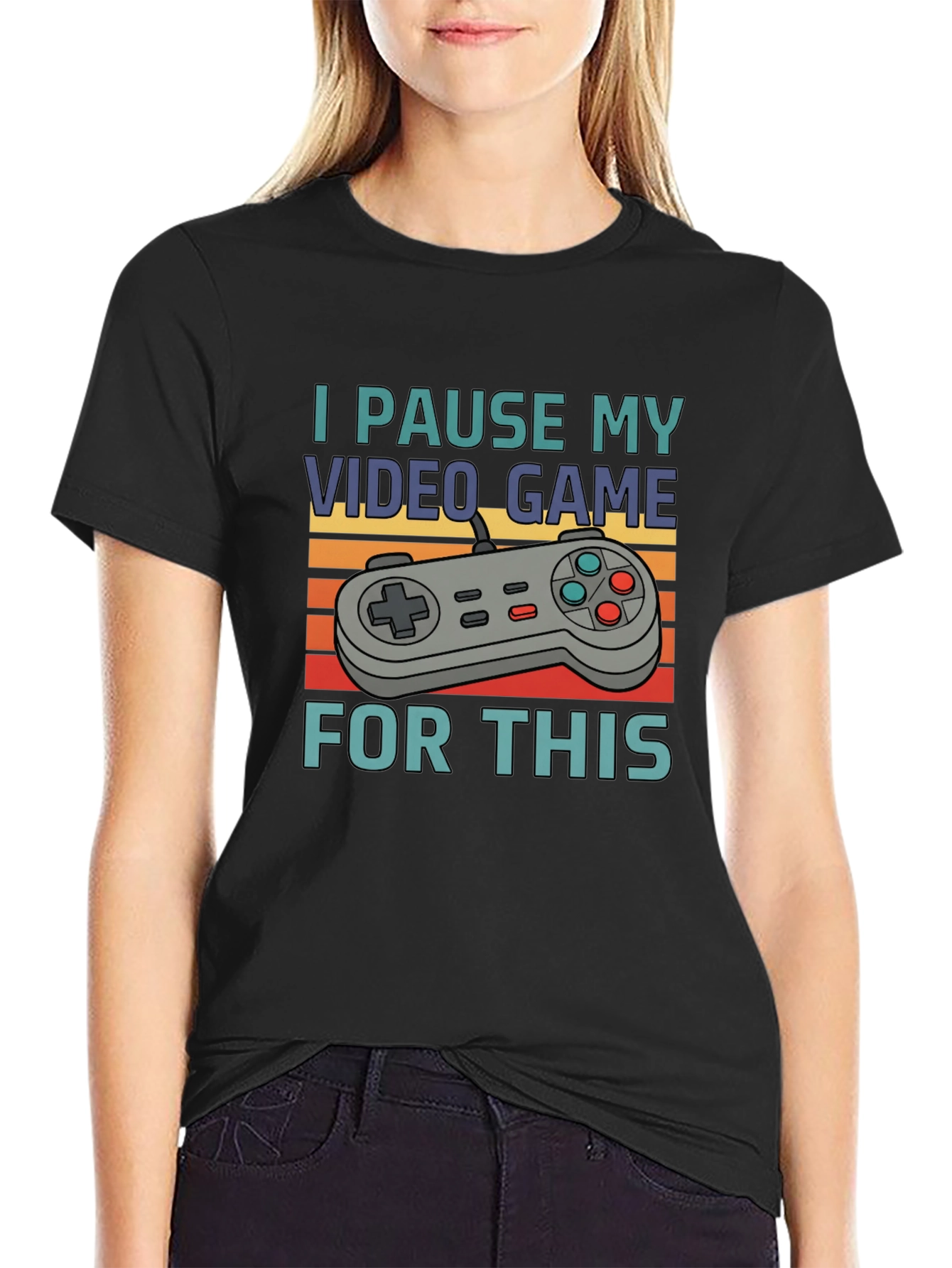 Gamer T-Shirt - I Pause My Video Game For This Funny Tee