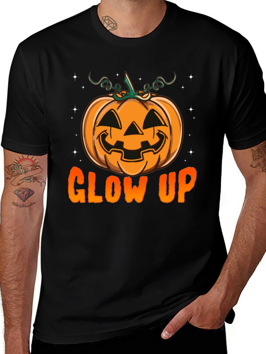 Glow Up Pumpkin Graphic Tee