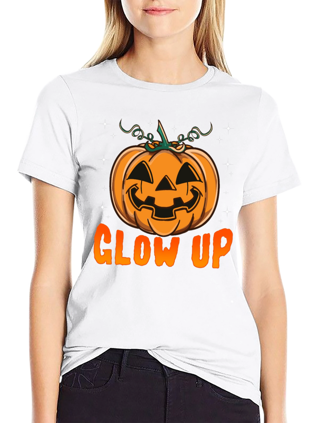 Glow Up Pumpkin Graphic Tee