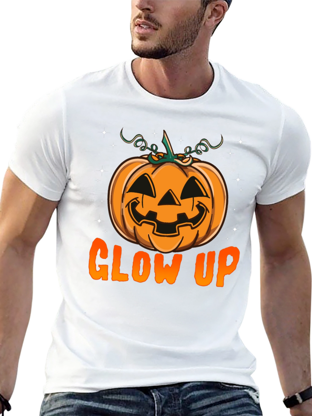 Glow Up Pumpkin Graphic Tee