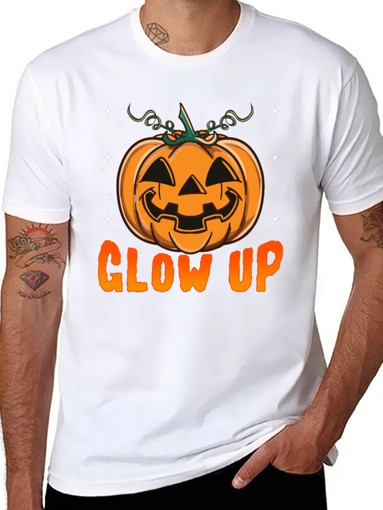 Glow Up Pumpkin Graphic Tee