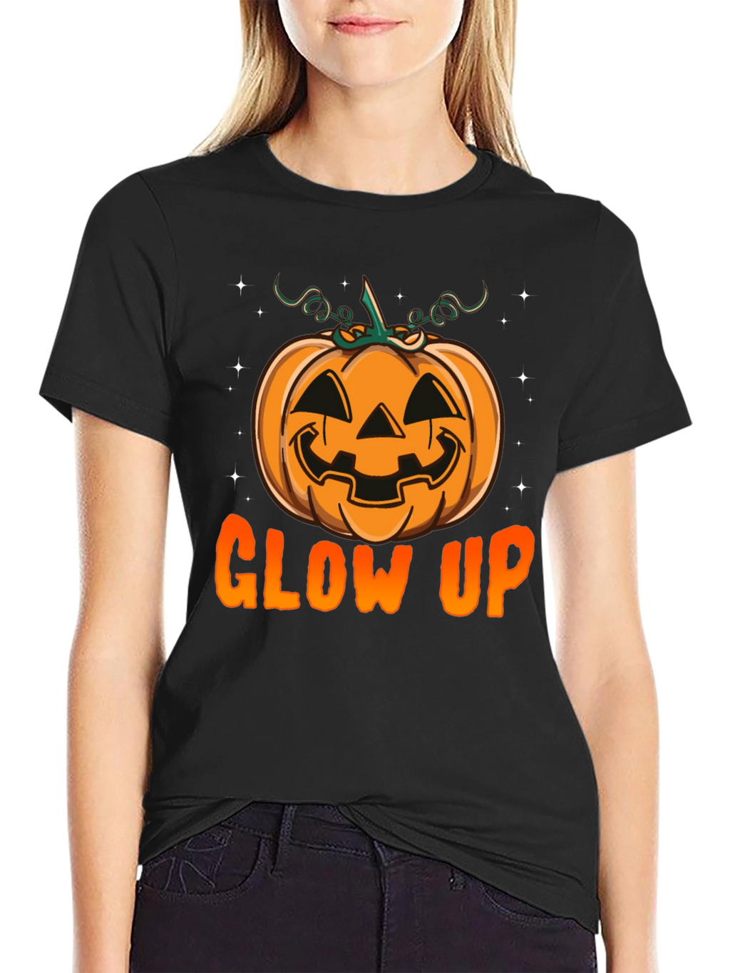 Glow Up Pumpkin Graphic Tee