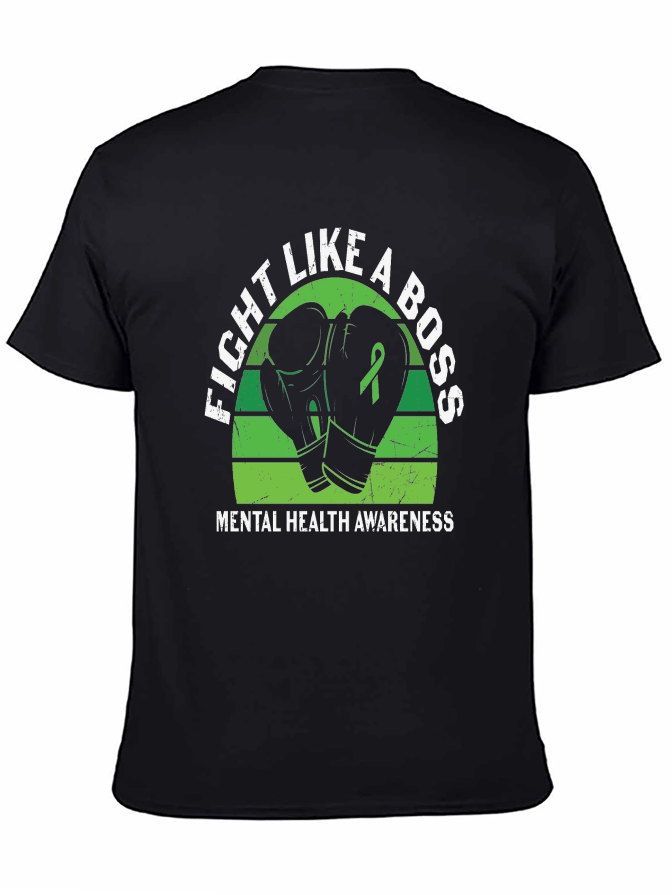 Fight Like A Boss Mental Health Awareness T-Shirt