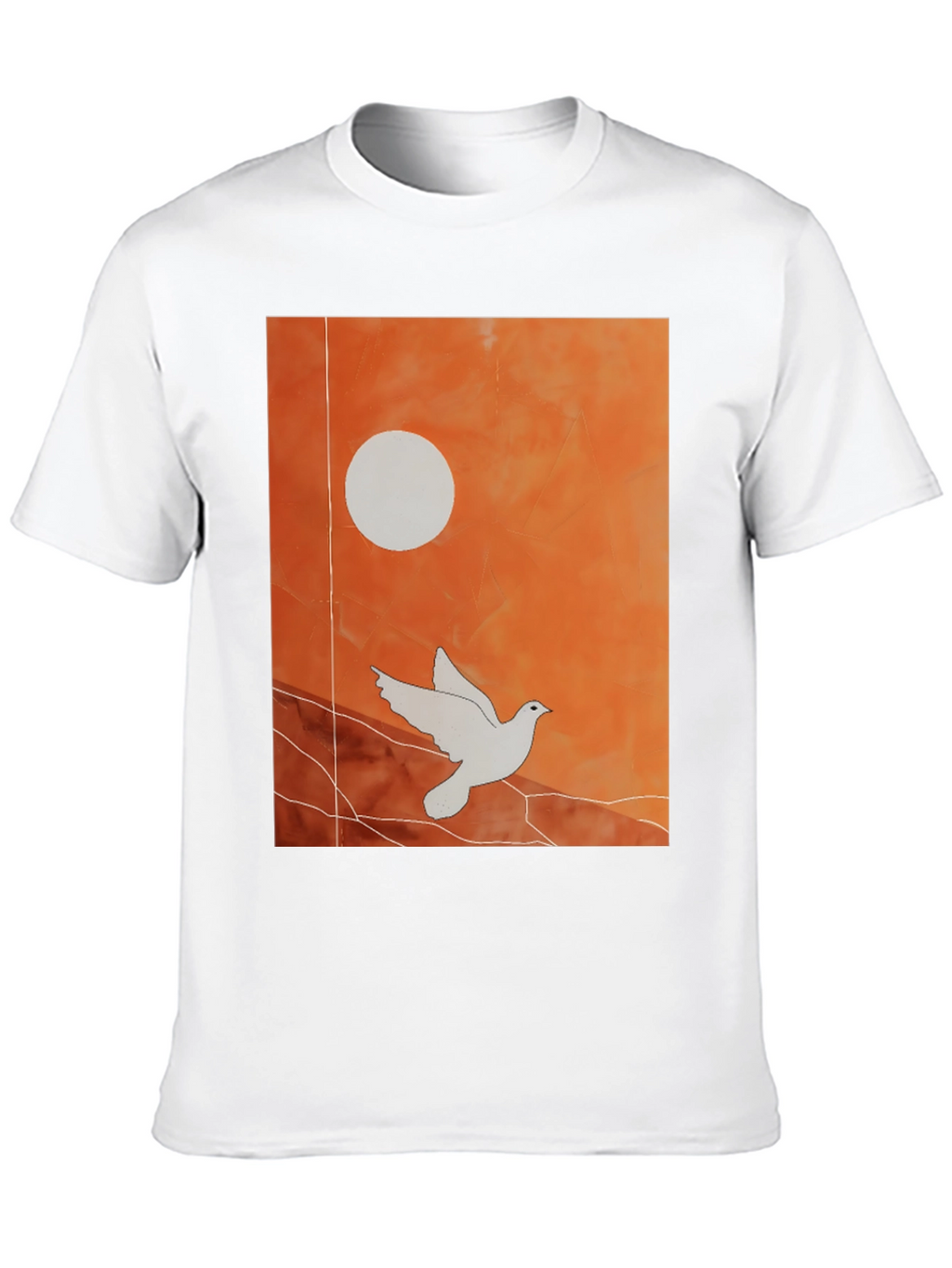 Dove Graphic Tee - Stylish Black T-Shirt