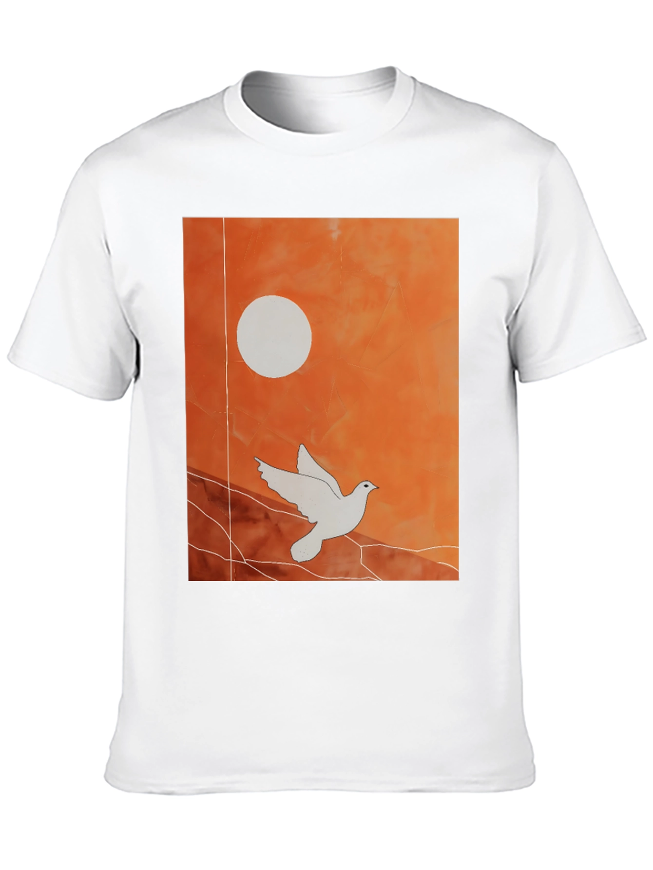 Dove Graphic Tee - Stylish Black T-Shirt