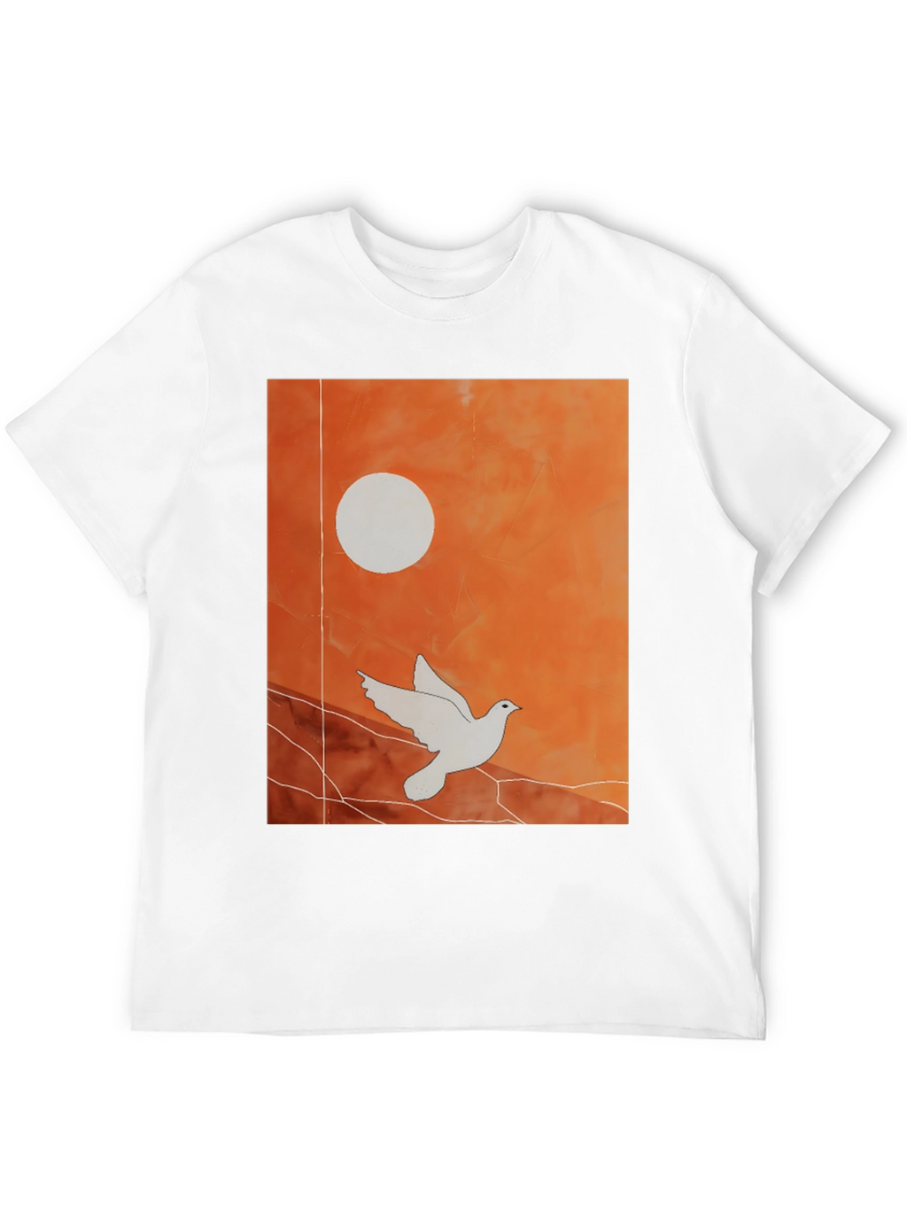 Dove Graphic Tee - Stylish Black T-Shirt