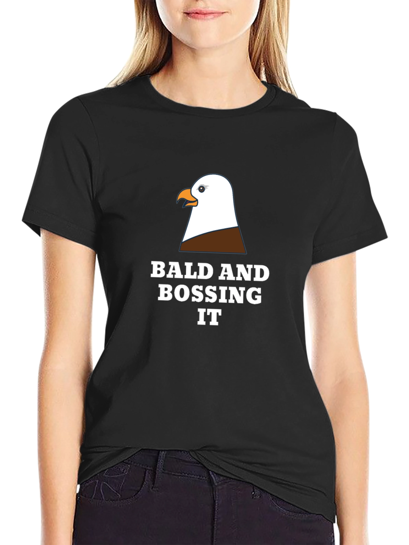 Bald Eagle Boss T-Shirt - Funny Graphic Tee