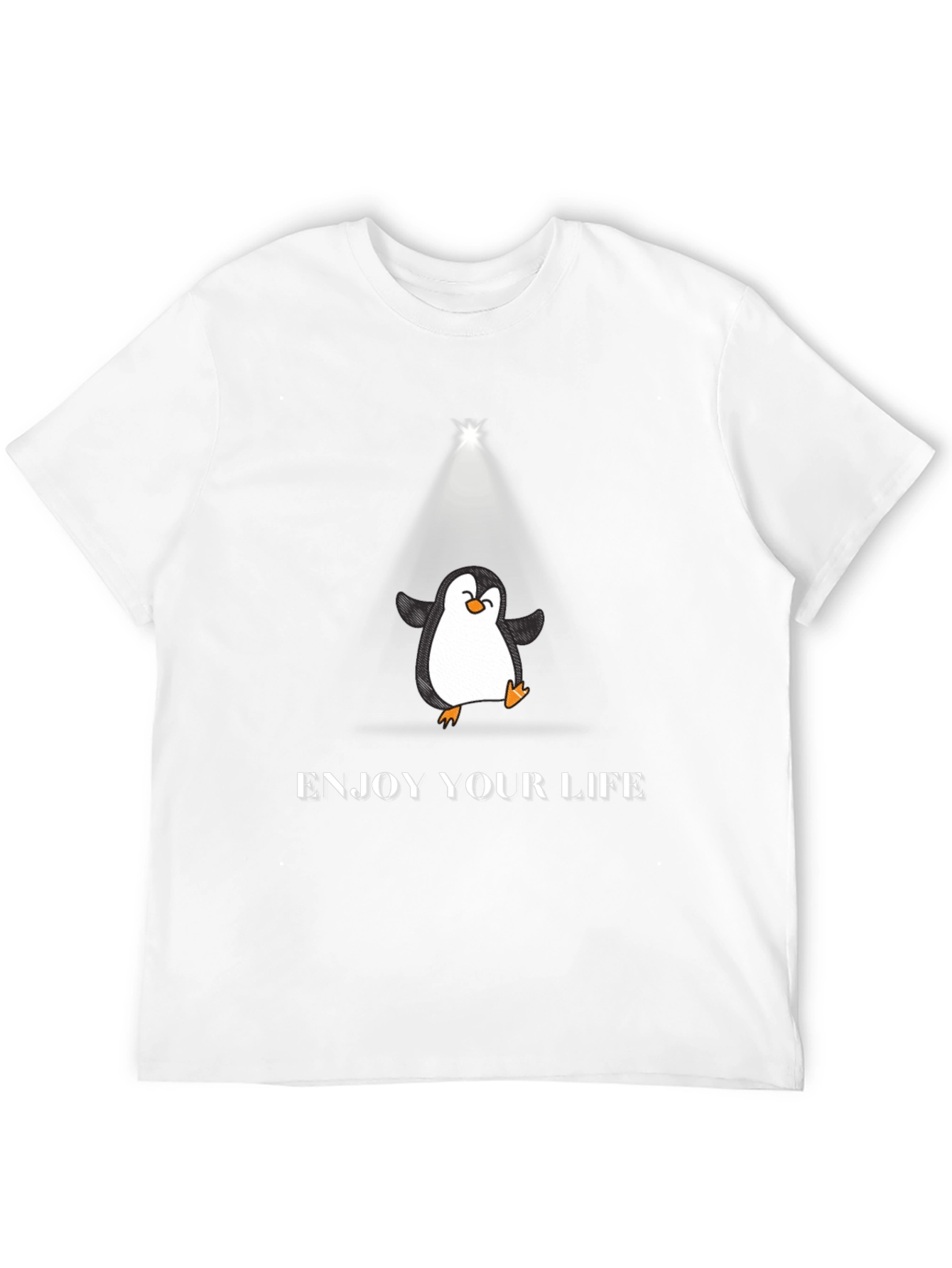 Enjoy Your Life Penguin T-Shirt