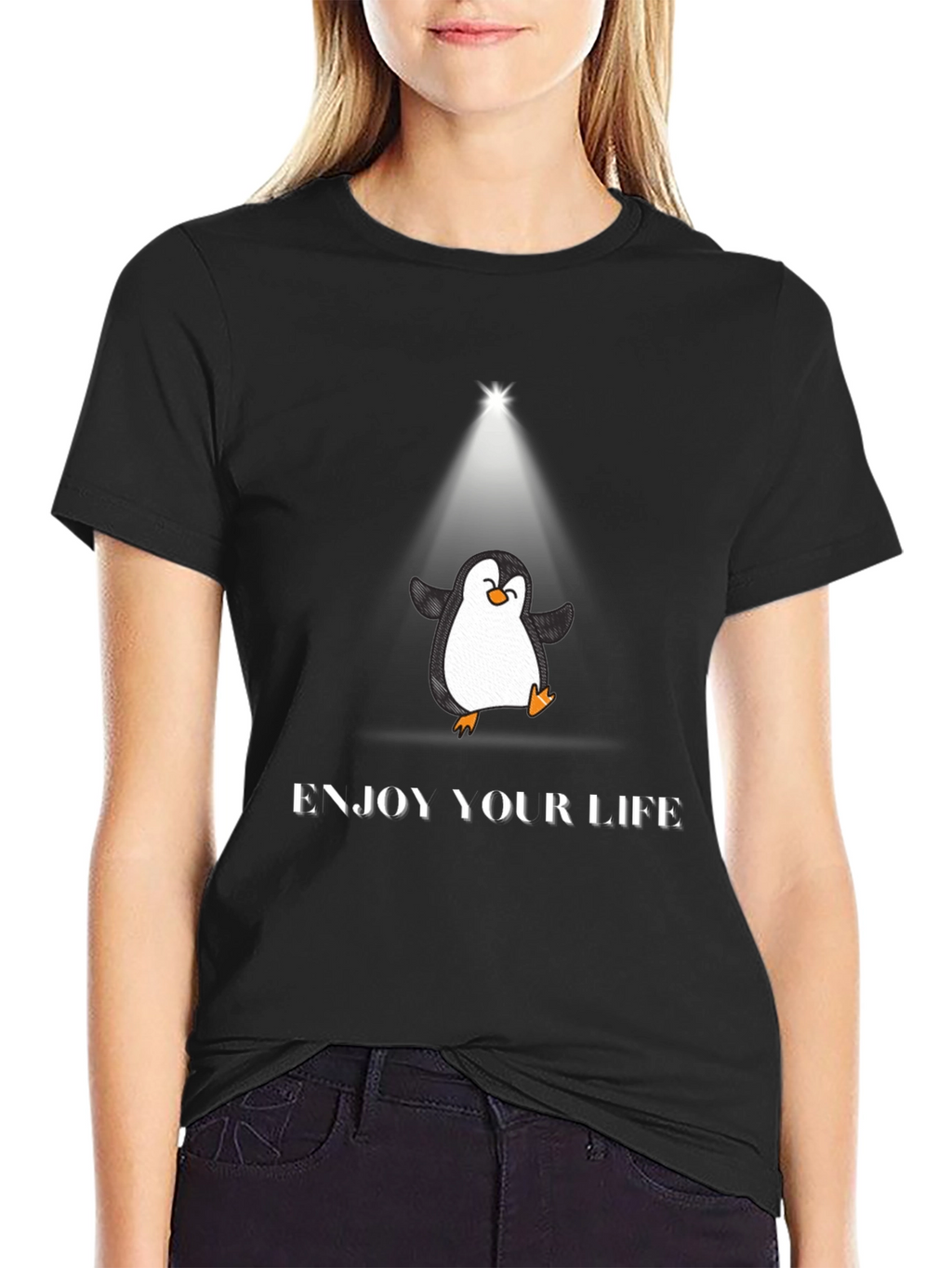 Enjoy Your Life Penguin T-Shirt